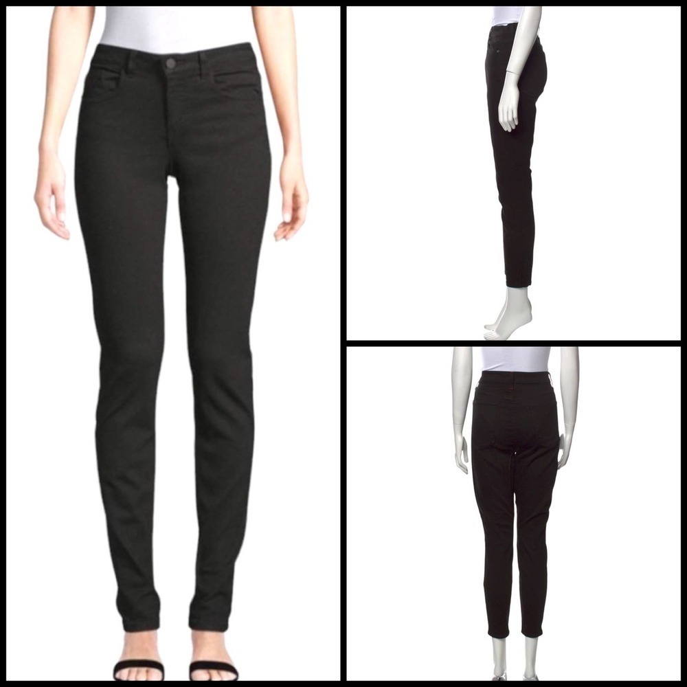 Alice + Olivia Black Good High Rise Skinny Jeans Women’s Size 30
